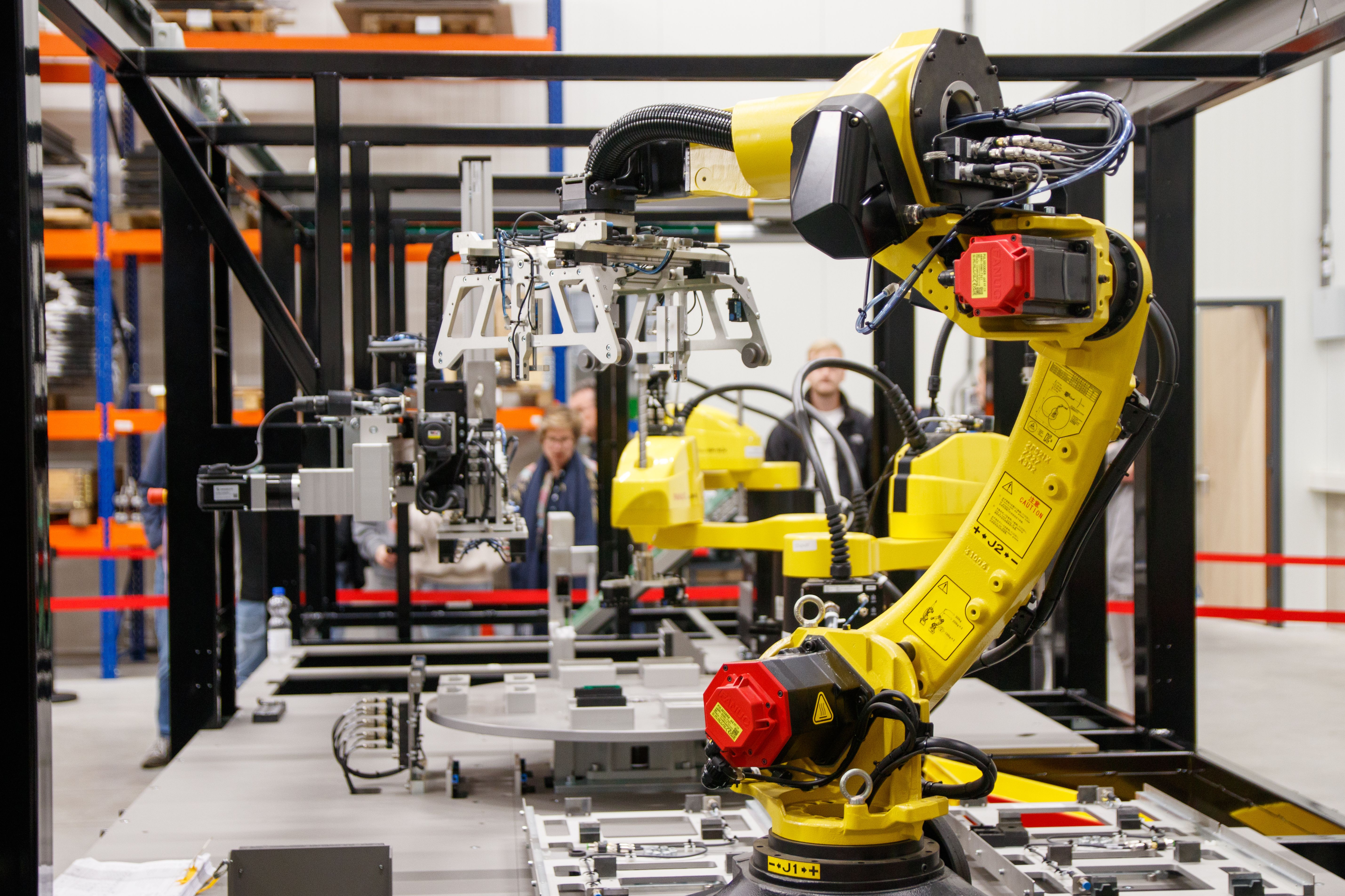 Automated factory production line for ERP and MES integration